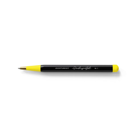 Leuchtturm1917 Bauhaus Edition Drehgriffel Nr. 1 Pen (Black/Lemon)