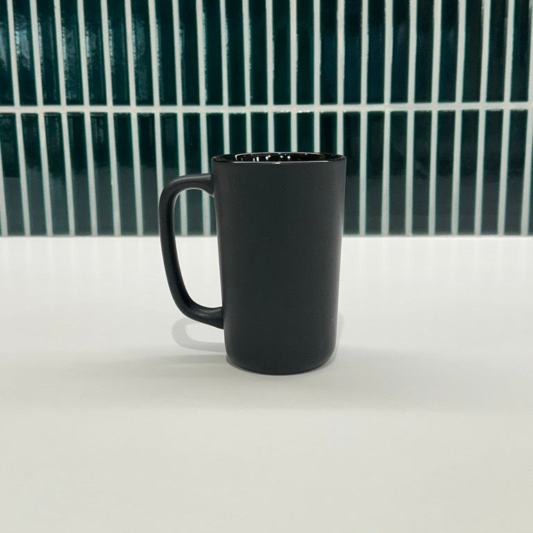 Global Campus Matte Black Coffee Mug – AIA Design Shop