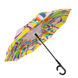 FLW March Balloons Reverse Umbrella