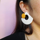 Abstract Earrings by By Studio de la Luz