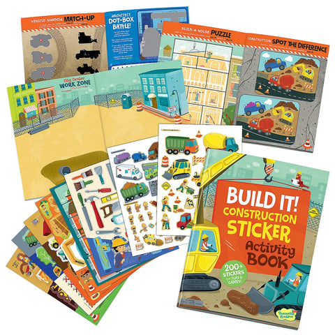 Build It! Construction Sticker Activity Book