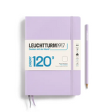 120g Medium (A5) 5x8" Notebook, Plain in Lilac