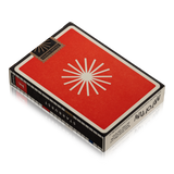 Eames "Starburst" Playing Cards in Red