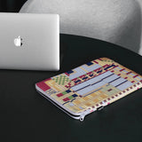 Frank Lloyd Wright Old Fashion Windows Recycled Laptop Sleeve