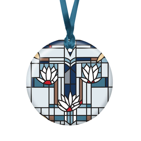 FLW Waterlilies Keepsake Ornament