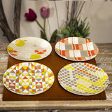 Textile Taliesin Line Dessert Plates Set