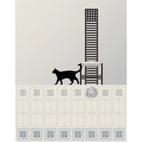 Architecture Cat Poster