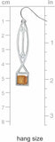 FLW Winslow Lightscreen Topaz Earrings