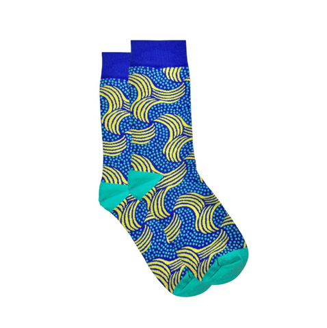 Plantain Blue Socks