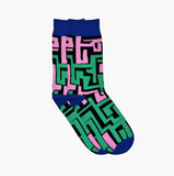 Streetwear (Navy / Orange) Socks