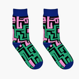 Streetwear (Navy / Orange) Socks