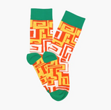 Streetwear (Navy / Orange) Socks