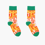 Streetwear (Navy / Orange) Socks
