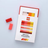 LEGO® Brick Erasers - Warm Multicolor