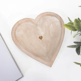 Heart 7" Wood Dish