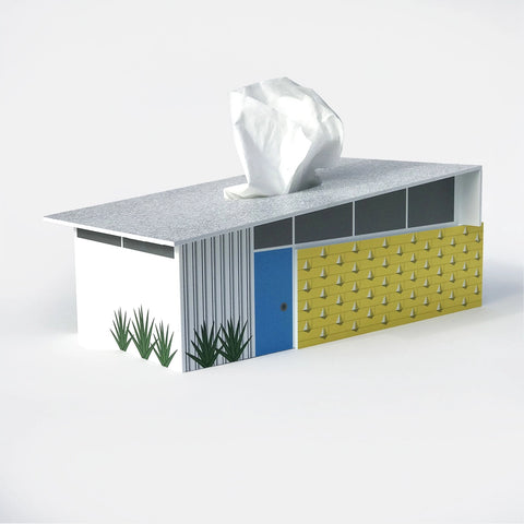 Midcentury Tissue Box Cover - Wedge House