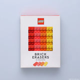 LEGO® Brick Erasers - Warm Multicolor