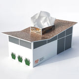 Midcentury Tissue Box Cover - Butterfly House