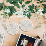 FLW Blossom Coasters, Set of 4