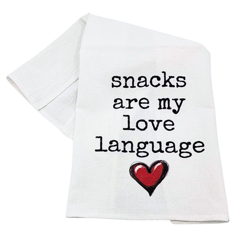 Love language 100% Cotton Dishtowel