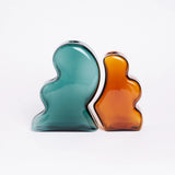 Hand-blown Interlocking Vase Sets