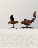 Architecture Cat: Eames Lounge Chair 8x10 Print