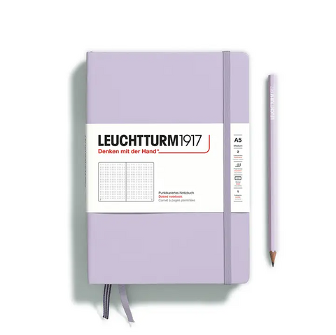 Medium (A5) 5x8" Notebook, Dotted in Lilac