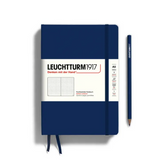 120g Medium (A5) 5x8" Notebook, Dotted in Navy
