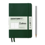 Outlines Edition Waterproof Notebook in Walden Green