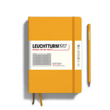 Medium (A5) 5x8" Notebook, Squared in Rising Sun