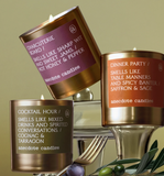 Cocktail Hour (Cognac & Tarragon) Gold Tumbler Candle