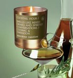 Cocktail Hour (Cognac & Tarragon) Gold Tumbler Candle