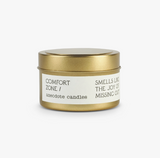 Comfort Zone (Coffee & Cedarwood) Travel Tin Candle