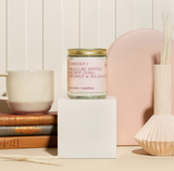 Homebody Candle (Bergamot & Tea Leaves) Glass Jar Candle