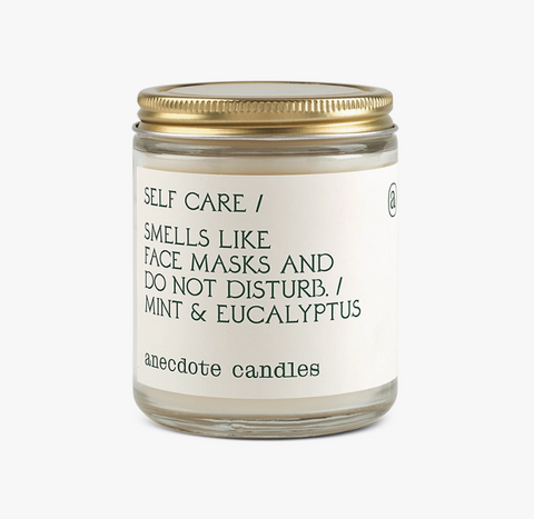 Self Care (Mint & Eucalyptus) Glass Jar Candle