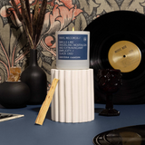 Vinyl Records (Black Oud) Boxed Tumbler Candle