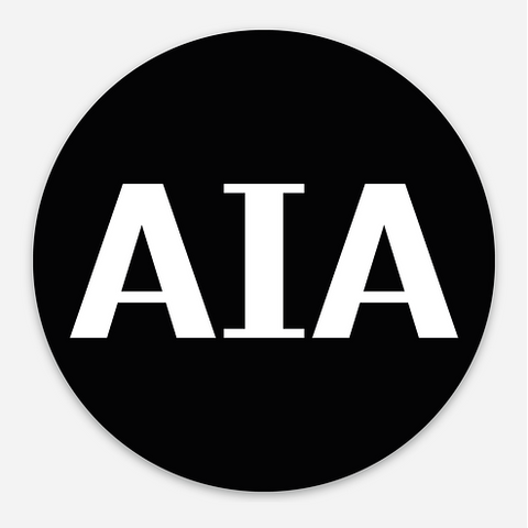 AIA Logo 3" Sticker