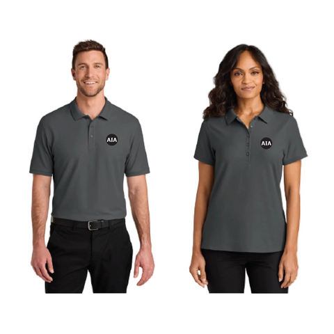 AIA Port Authority® Polo Shirt in Gray
