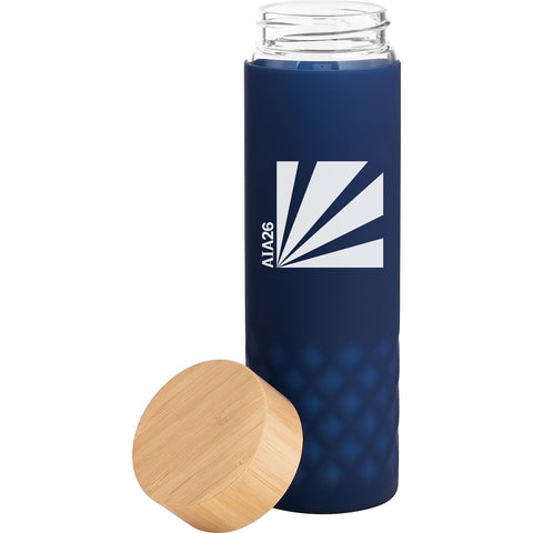 AIA26 Glass Water Bottle