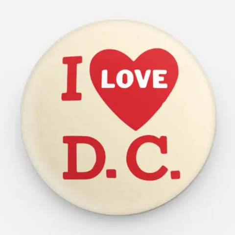 I (Love) DC Pin-Back Button