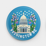 Washington DC Capitol Building Pin-Back Button
