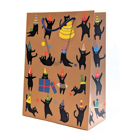 Gift Bag: Funky Party Cats