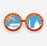 Washington DC View Sticker