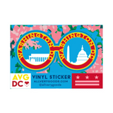 Washington DC View Sticker