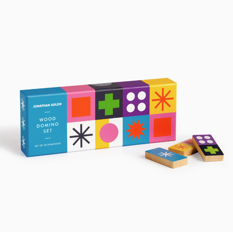 Jonathan Adler Helsinki Wood Domino Set