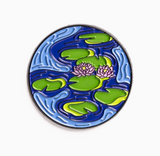 "Monet Waterlilies" Enamel Pin