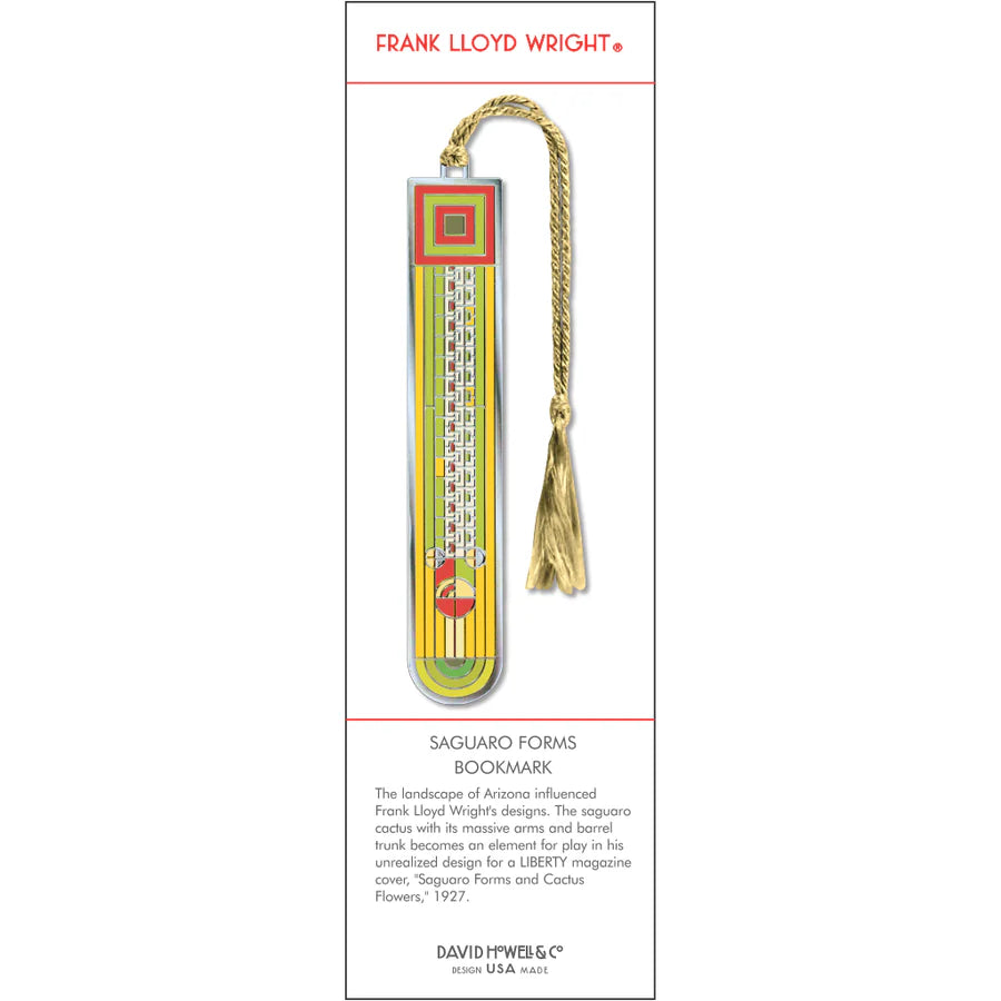 Frank Lloyd Wright Saguaro Forms Metal Bookmark – AIA Design Shop