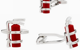 Fire Extinguisher Cufflinks