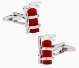 Fire Extinguisher Cufflinks