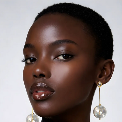 Iridescent Bubble Dangle Earrings